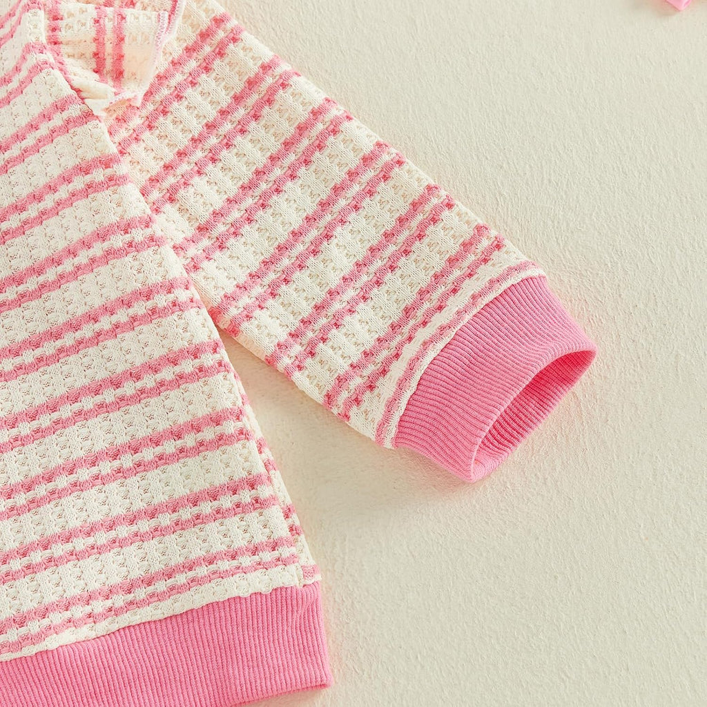 Baby Girl Strawberry Outfit Toddler Girl Clothes Fall Winter Outfits Strawberry Print Long Sleeve Sweatshirt Pants
