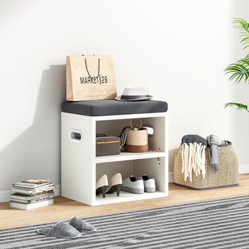 Small Shoe Bench with Cushion Shoe Bench with Storage and Seating, Seat Entryway Shoe Rack, Entryway