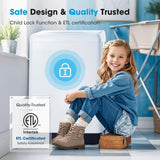 15.7lbs Portable Washing Machine, Full-Automatic Portable Washer with 10 Wash Cycles, Top Load Clothes Washer with