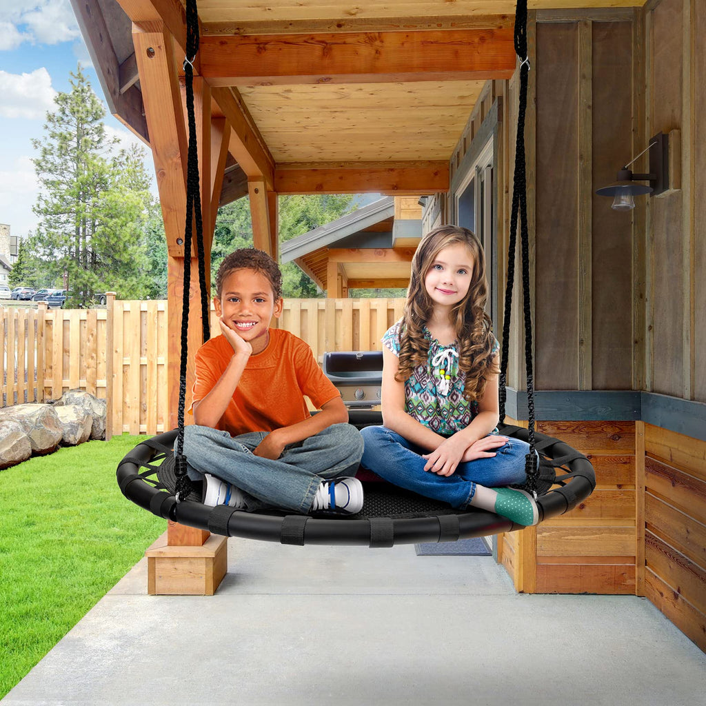 Saucer Swing, Heavy-Duty Outdoor Design (40 Inch)