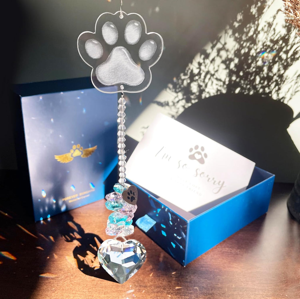 Dog Memorial Gifts for Loss of Dog Pet Sympathy Gift Suncatcher, Dog Memorial Gifts, Loss of Pet Memorial Keepsake