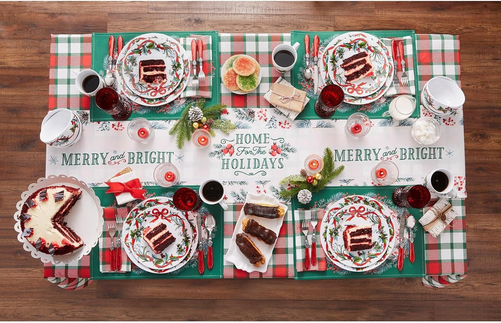 16 Piece Christmas Dinnerware Set