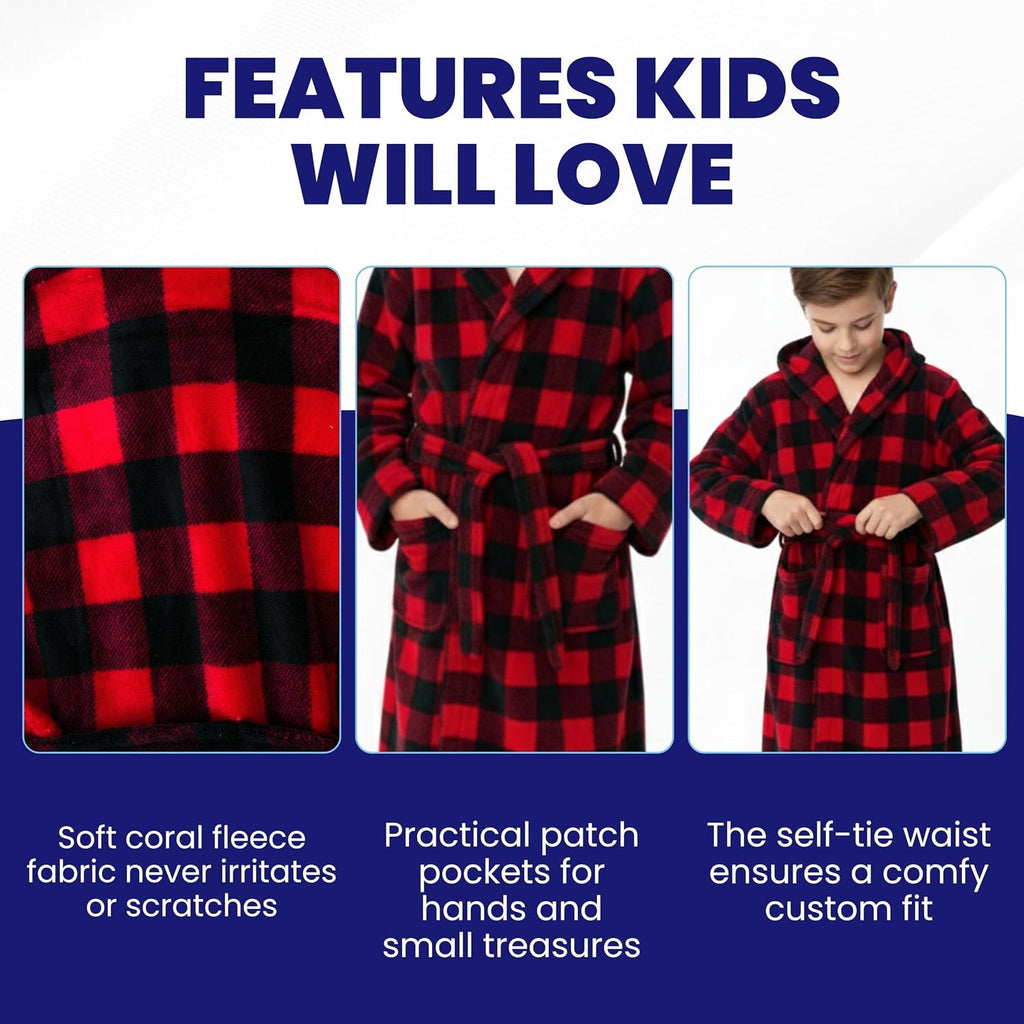 Fleece Robe Robes for Boys