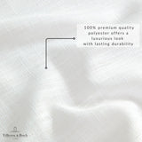 Home Fashions Villeroy & Boch Classic Embroidered Border Tablecloth - Elegant Table Cover for Dining