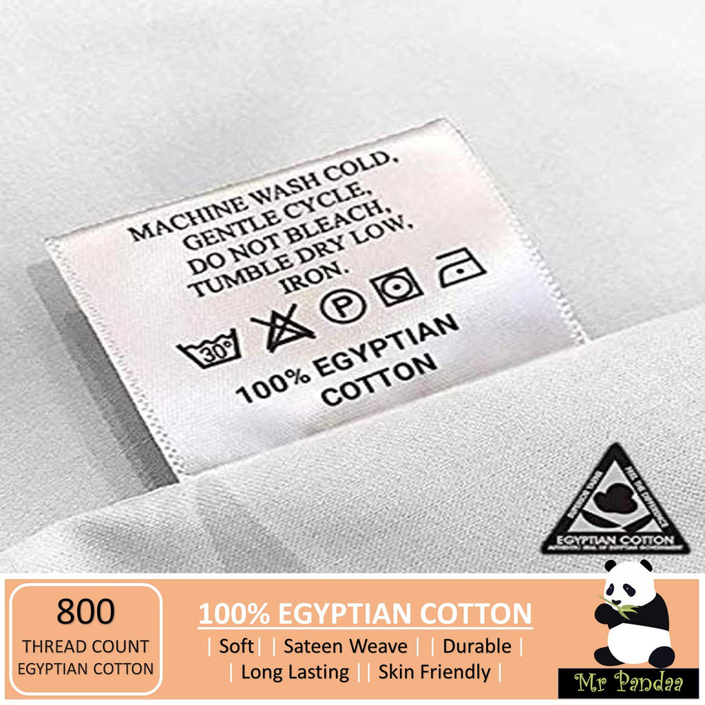 800 Thread Count - 100% Egyptian Cotton, Split Head Flex Sheet Set for Adjustable Bed 34" Split at The Top - 20" Deep