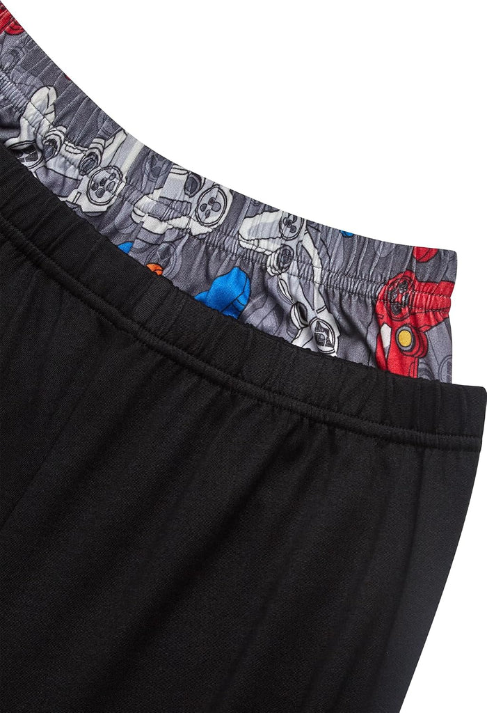 Boys Pajama Set 3 Piece Sleep Shirt Shorts and PJ Pants