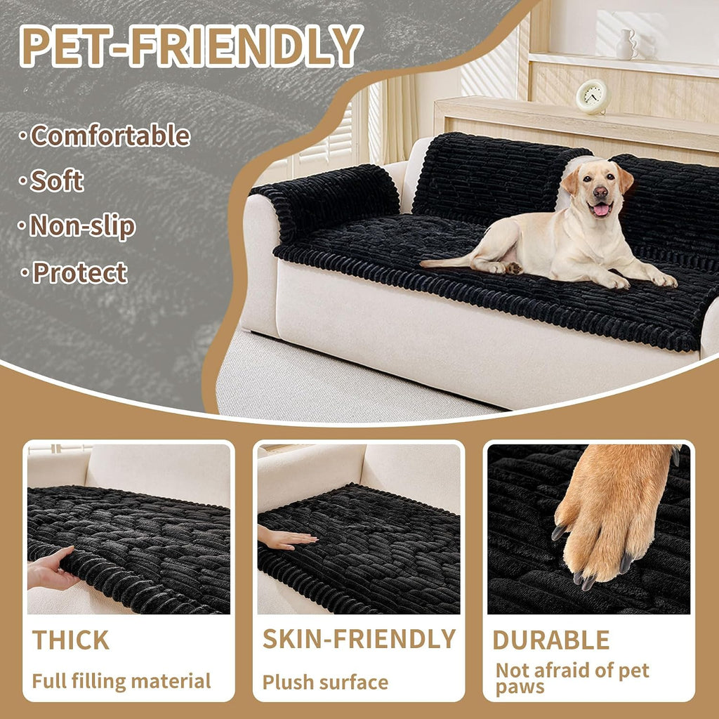 Waterproof Pet Couch Covers, Soft Non-Slip Couch Covers for Dogs