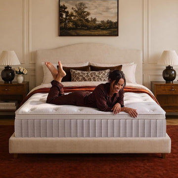King Size Mattress, 12 Inch Hybrid Mattress with Memory Foam , Medium Firm, | Hybrid Comfort, Medium Zoned Support
