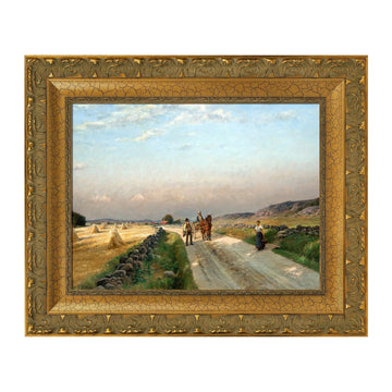 Retro Canvas Frame for 30x40 Italian Renaissance Paintings, Gold