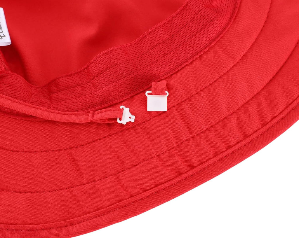 Kids Foldable Wide Brim Sun Hat UPF 50+ Sun Protection Bucket Hats Breathable Summer Beach Hat for Boys Girls