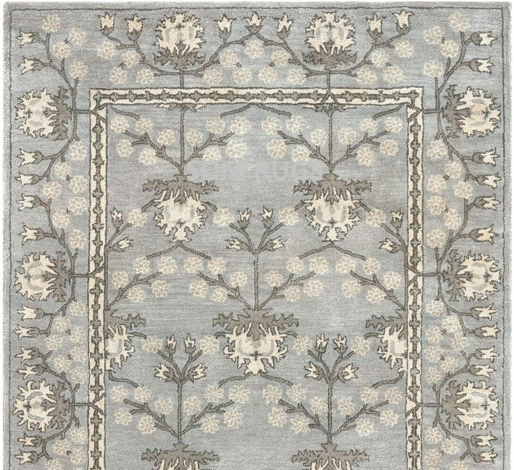 New Kennedy Handmade Tufted 100% Woolen Area Rugs & Carpet Dinning Room Luxury Home (Gray 10x14 Feet)