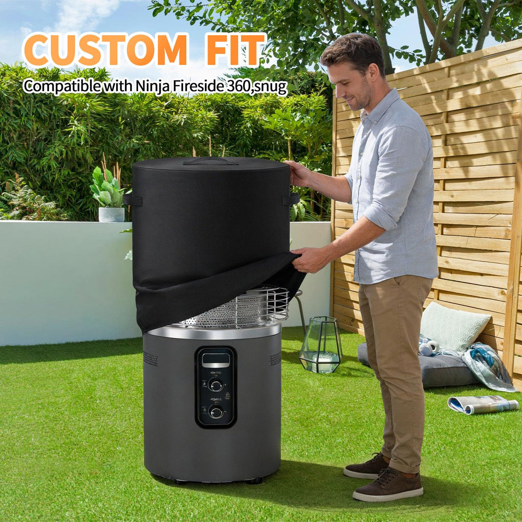 Fire Pit Cover for Ninja Fireside 360 with 600D Oxford Waterproof Fabric
