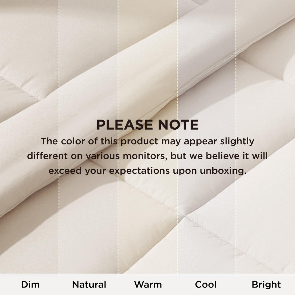 Comforter Duvet Insert - Quilted Comforters Oversized King Size, All Season Duvet, GentleSoft Down Alternative