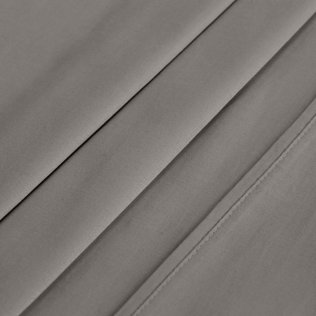 Egyptian Cotton 400 Thread Count Bed Sheet Set, 1 Elastic Deep Pocket Fitted Sheet, 1 Flat Sheet, 1 Pillowcase, Soft