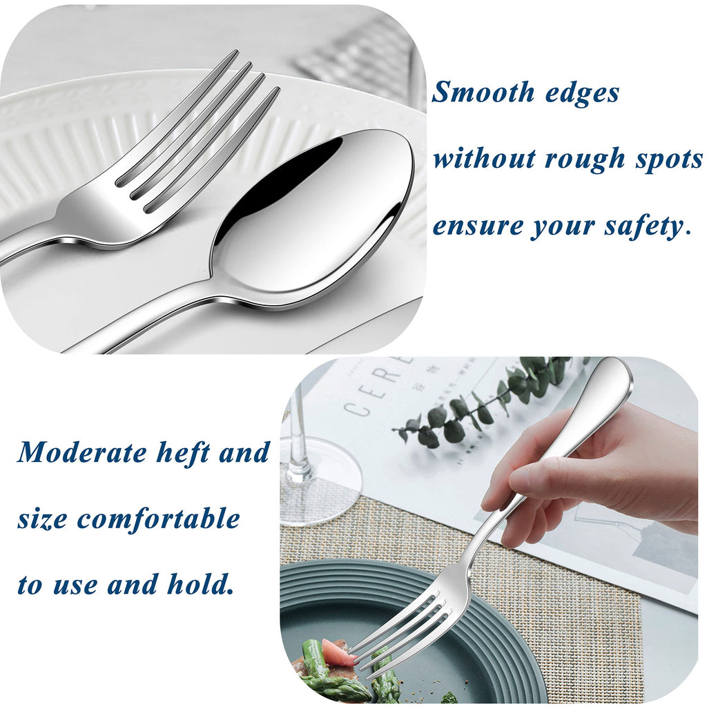 60-Piece 18/10 Stainless Steel Silverware Set for 12