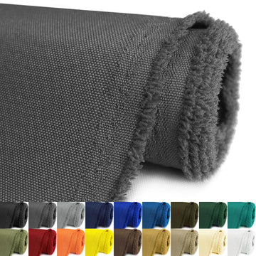 Waterproof Canvas Fabric by The Yard 600D Upholstery 12 Yard Gray
