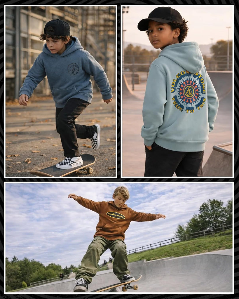 Boys Long Sleeve Pullover Graphic Hoodie Sweatshirt