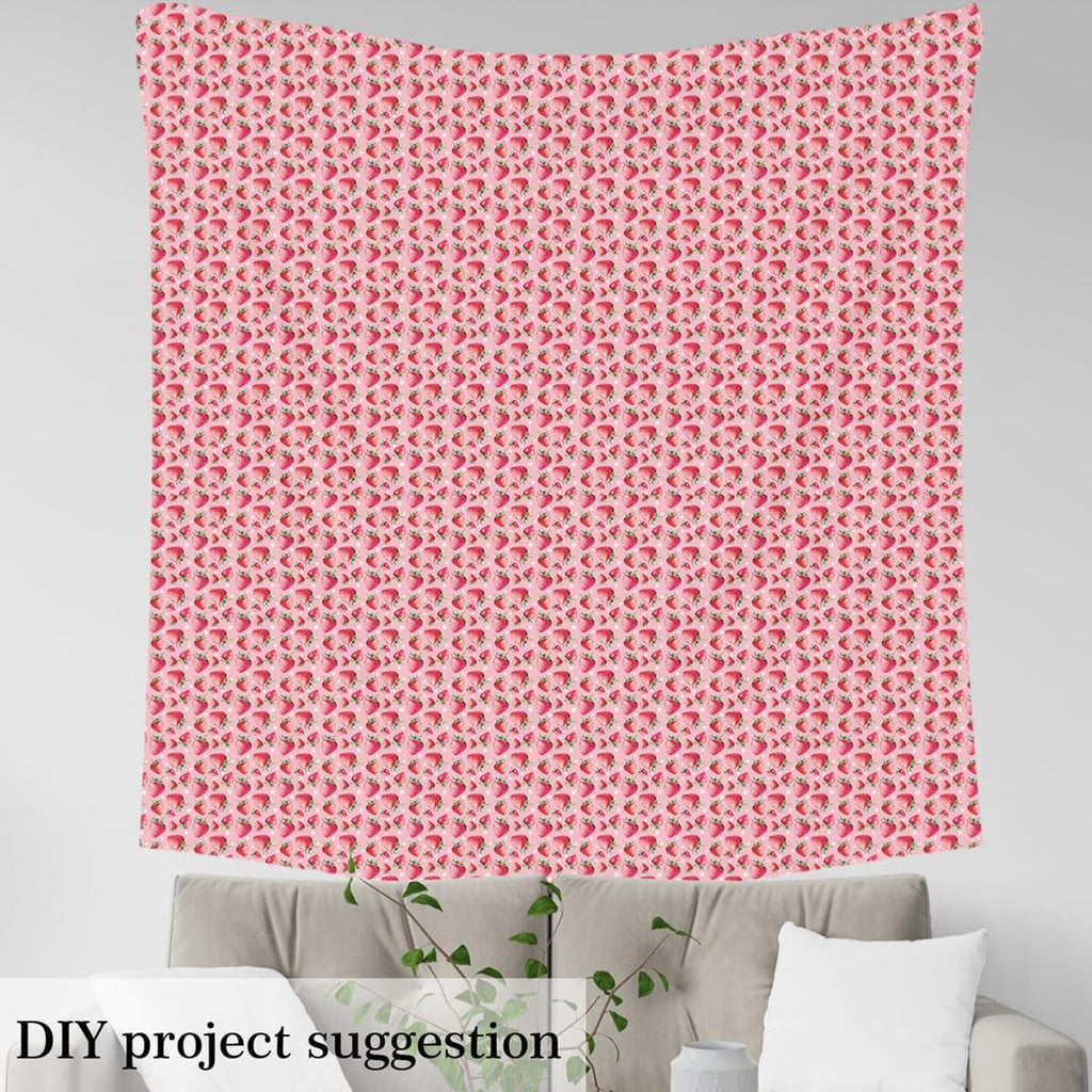 Strawberry Fabric By The Yard 5 Yards