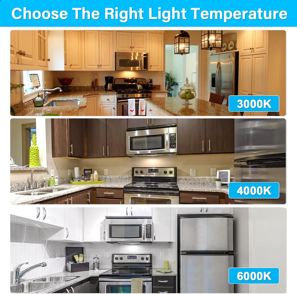 LED Microwave Light Bulbs Under Hood 40W Equivalent, E17 LED Bulb Dimmable for Stove Top, Refrigerator, Appliance