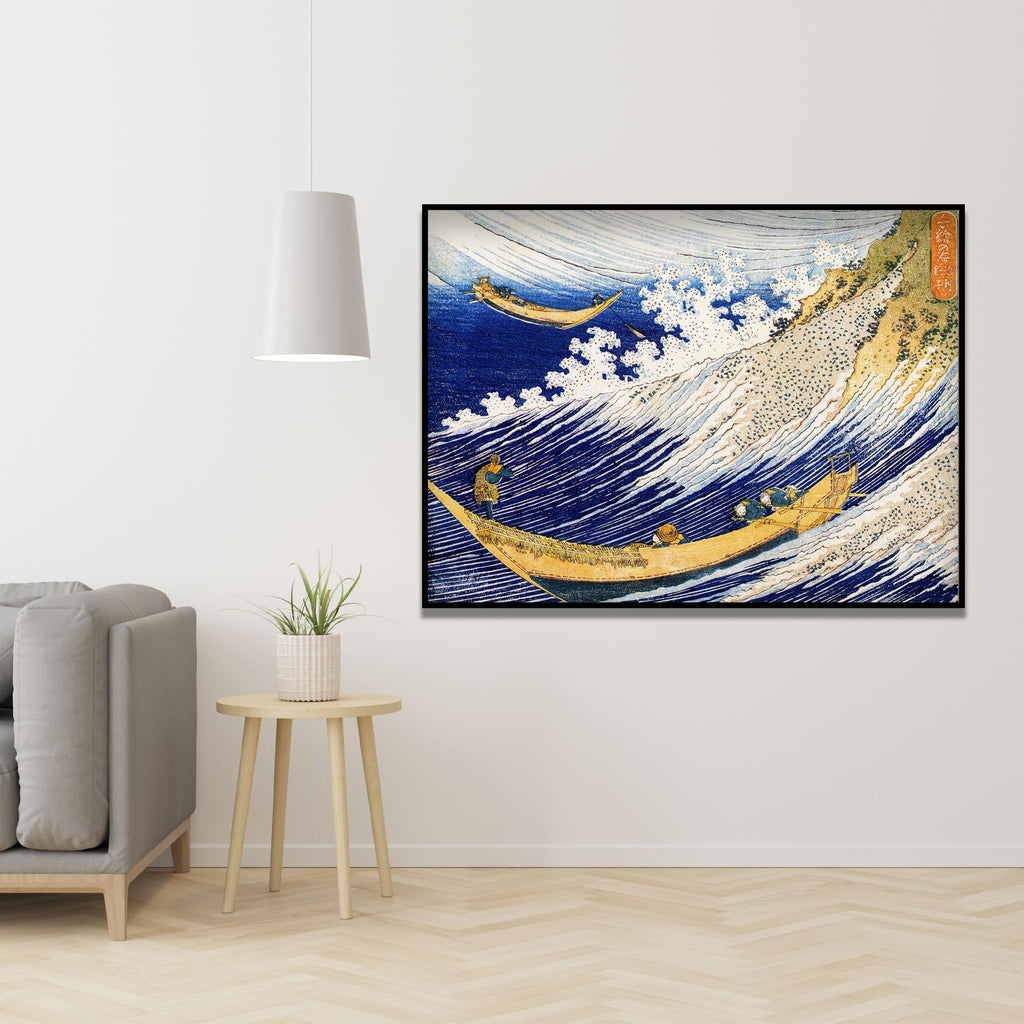 The Great Wave off Kanagawa By Katsushika Hokusai -Japanese Art Oil Painting Japanese Room Decor -Asian Art Vintage