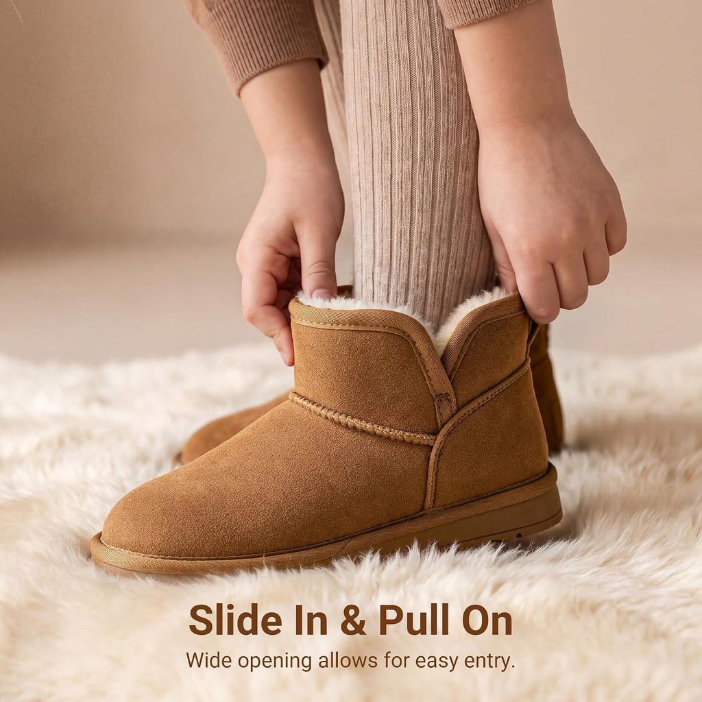 Girls Boots Kids Winter Ankle Booties