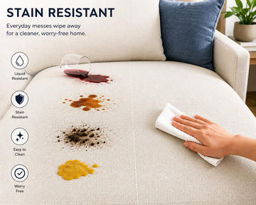 Liz Jordan Hill Luxury Leather Grain Microsuede Upholstery Fabric AC Carabu Stain Resistant Sewing Material for Sofa