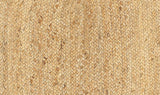 LR Home Natural Jute 2x3 Oval Area Rug for Home Decor | Braided Rugs for Living Room, Bedroom, Playr