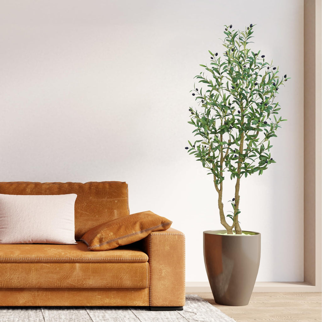 5FT Artificial Olive Tree Indoor Living Room Office Entryway Decor