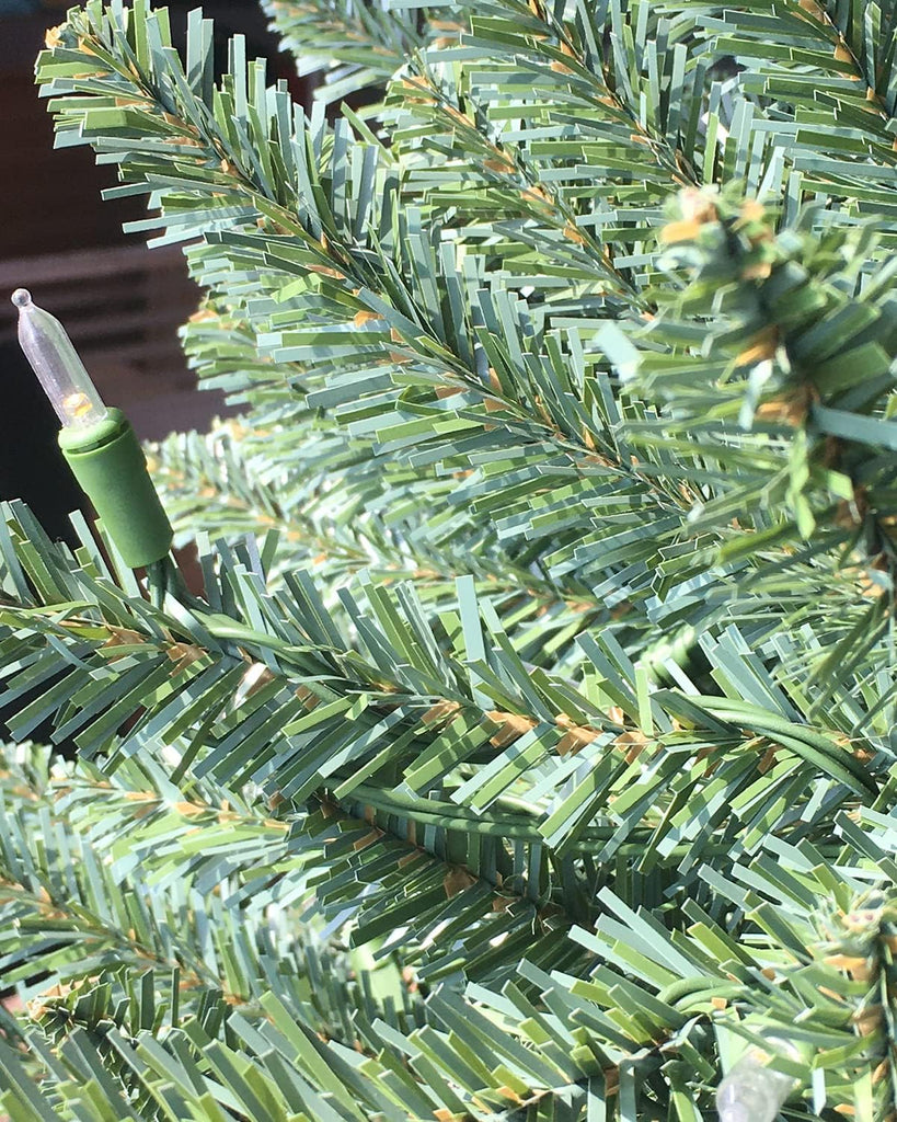 Blue Spruce Christmas Tree , Premium Hinged Artificial Christmas Tree, Full Unlit Xmas Tree No Lights, Non