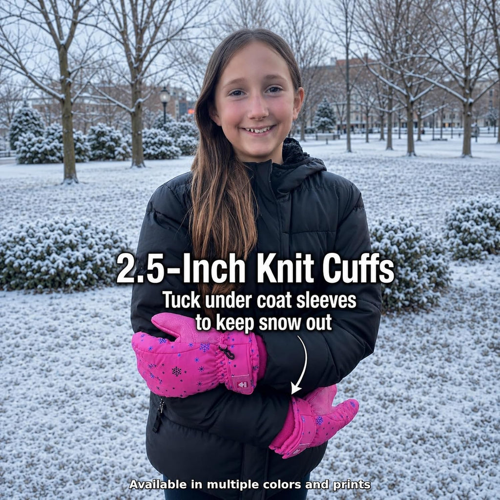 Kids Waterproof Winter Thinsulate Warm Gloves