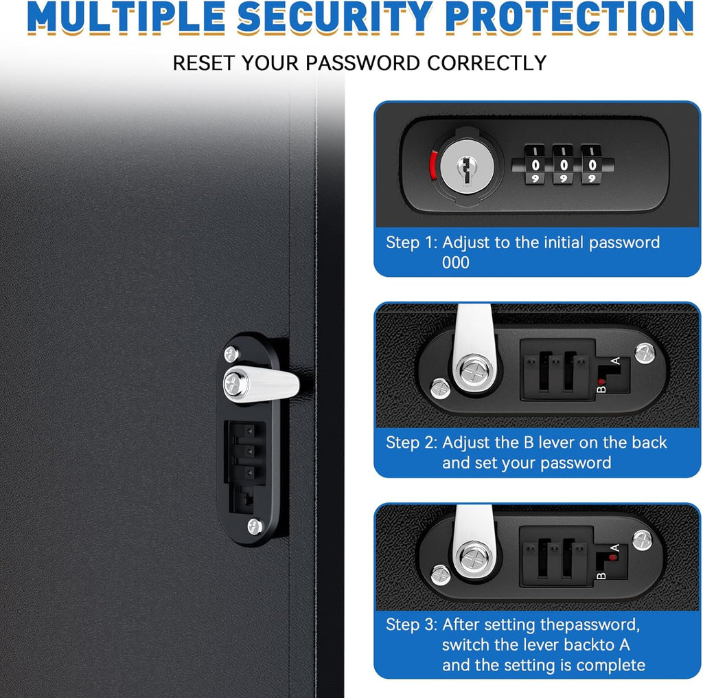 Package Delivery Boxes Drop Box with Combination Lock