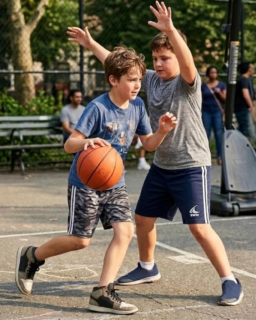 Boys Active Shorts 6 Pack Quick Dry Performance Basketball Shorts