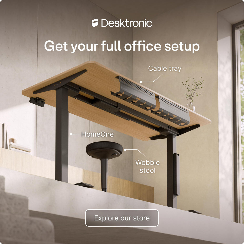 Height Adjustable Standing Desk Frame - Ergonomic Sit Stand Desk Frame, Electric Dual Motor, USB & USB-C Charging