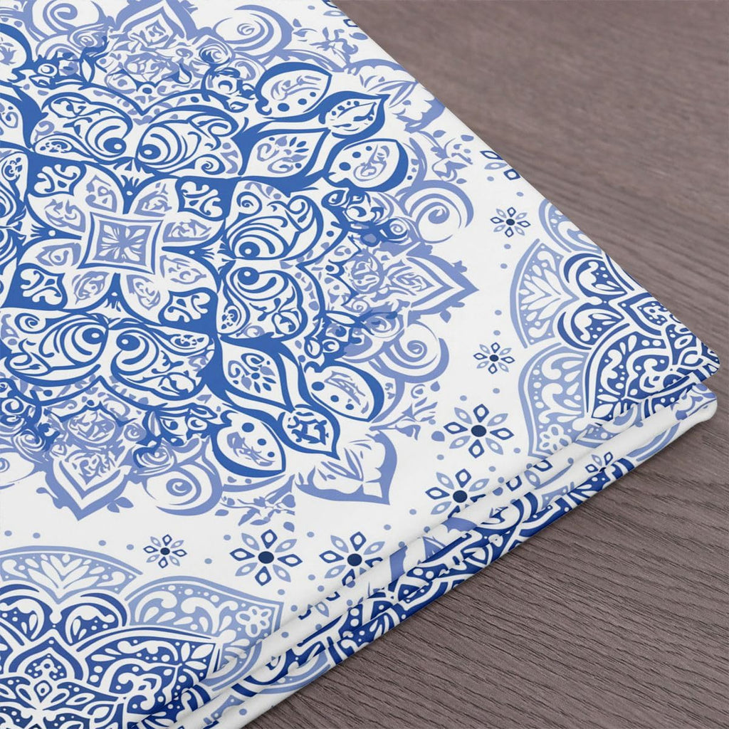 Bohemian Mandala Lotus Fabric by The Yard Vintage Irregular Geometric Decorative Fabric Soft Polyester No Stretch and