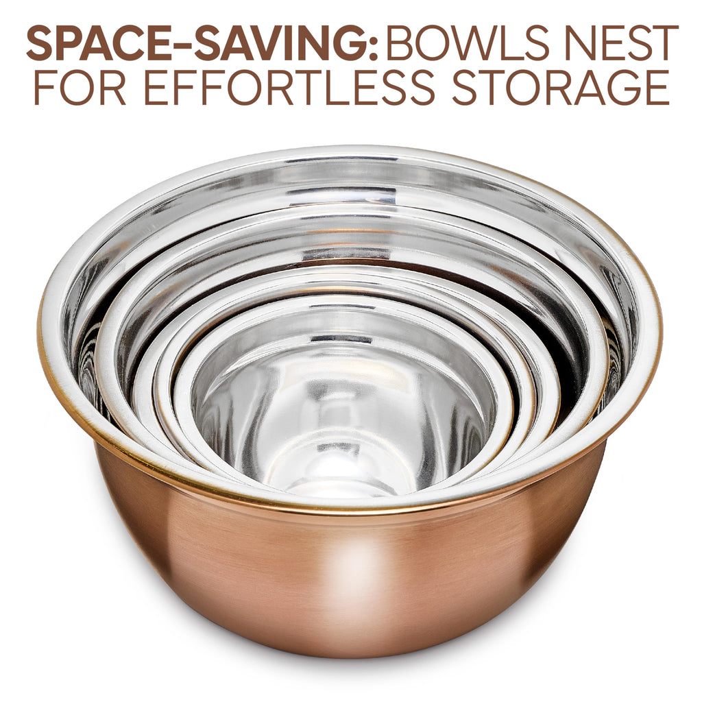 18 Piece Mixing Bowls Set with Airtight Lids, Stainless Steel Bowl Organizers, Food Storage Containers, Meal Prep
