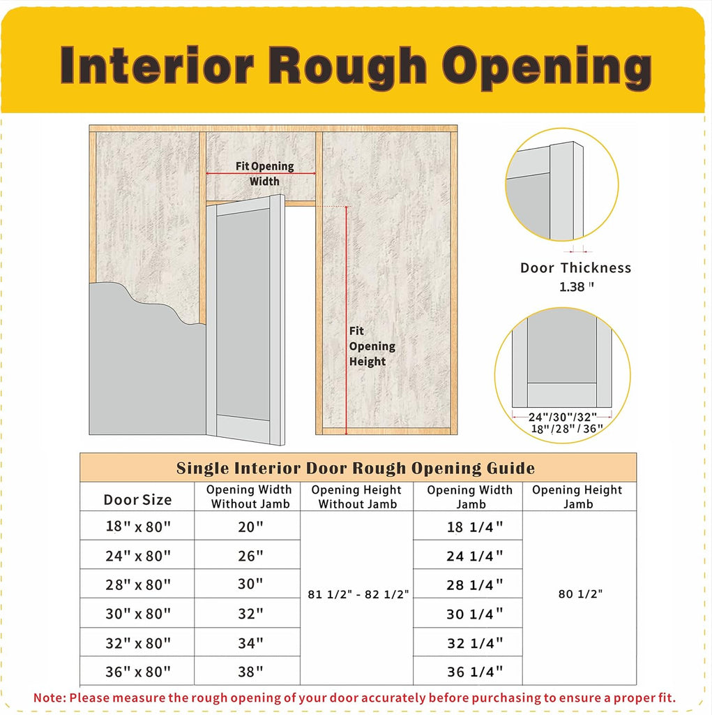 Prehung Door, Louver-Panel Door Slab with Door Jamb Hardware Kit & Black Door Lever, 30" x 80" Interior Door for