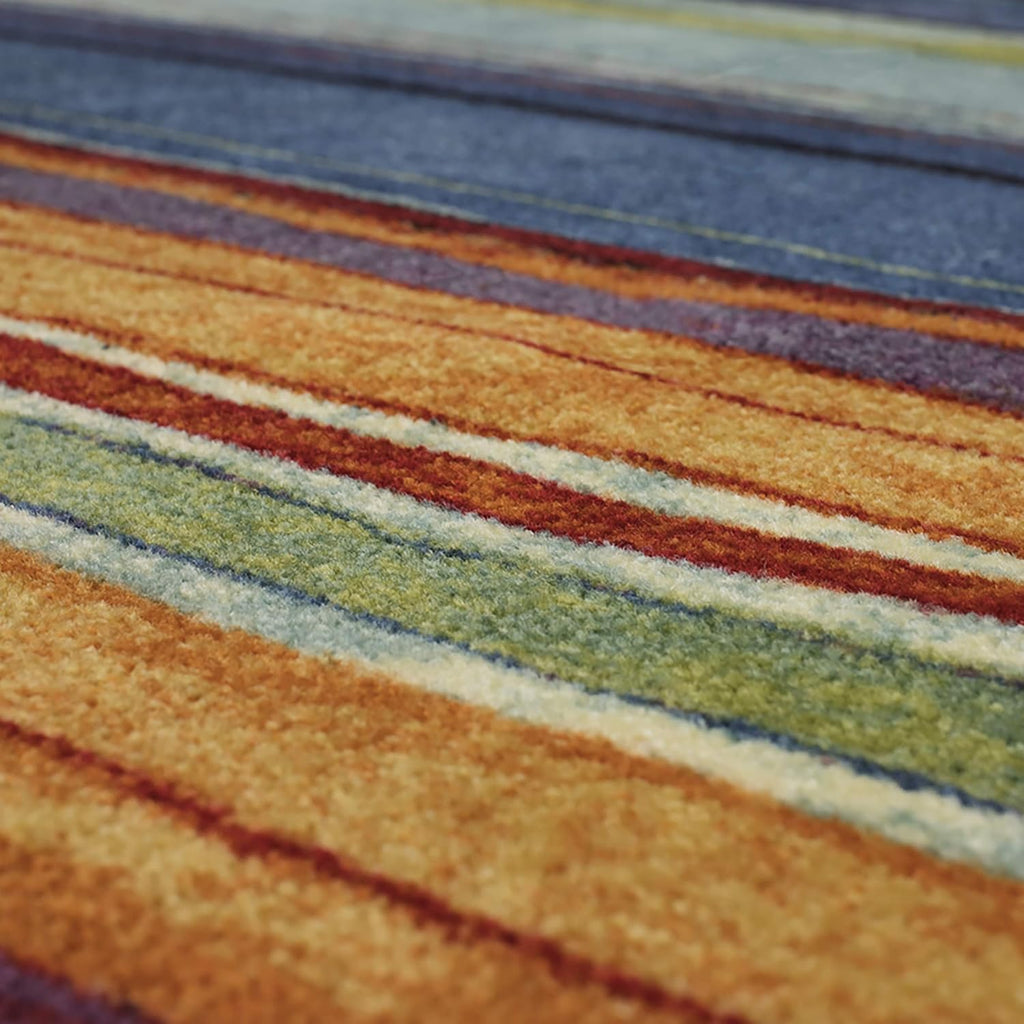 Rainbow Stripe Area Rug - Multicolor - Perfect