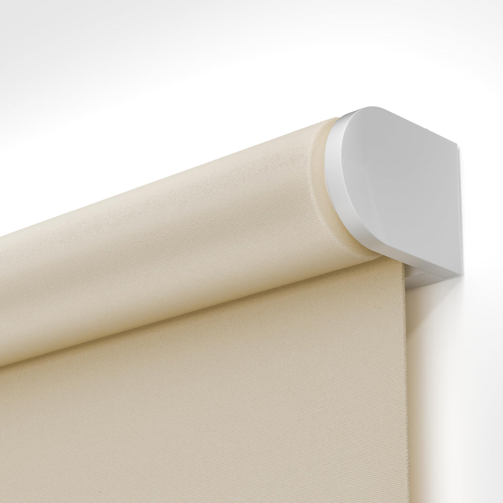 GE Smart Shade Motorized Roller Shade, Beige Blackout, Custom Sized