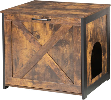 Cat Litter Box Enclosure, Hidden Litter Box Furniture, 23.6 Inches