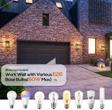 Outdoor Wall Light Fixtures 9.76'', Waterproof Porch Lights Lantern, Exterior Modern Matte Black Wall Mount Lighting