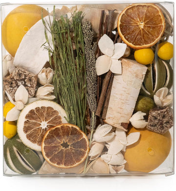 Maison Box Fragrance Potpourri Decorative Vase & Bowl Filler Home Décor (Citrus Verbena)