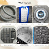 Portable Washing Machine 17.7lbs Full Automatic Portable Washer Machine for Apartment, 10 Wash Program Tub