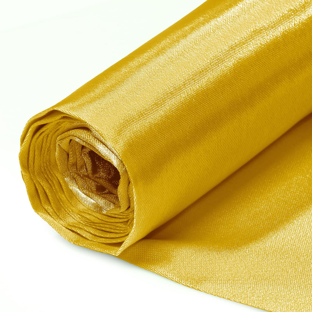 Gold Satin Fabric, 55" Wide, 2 Yards