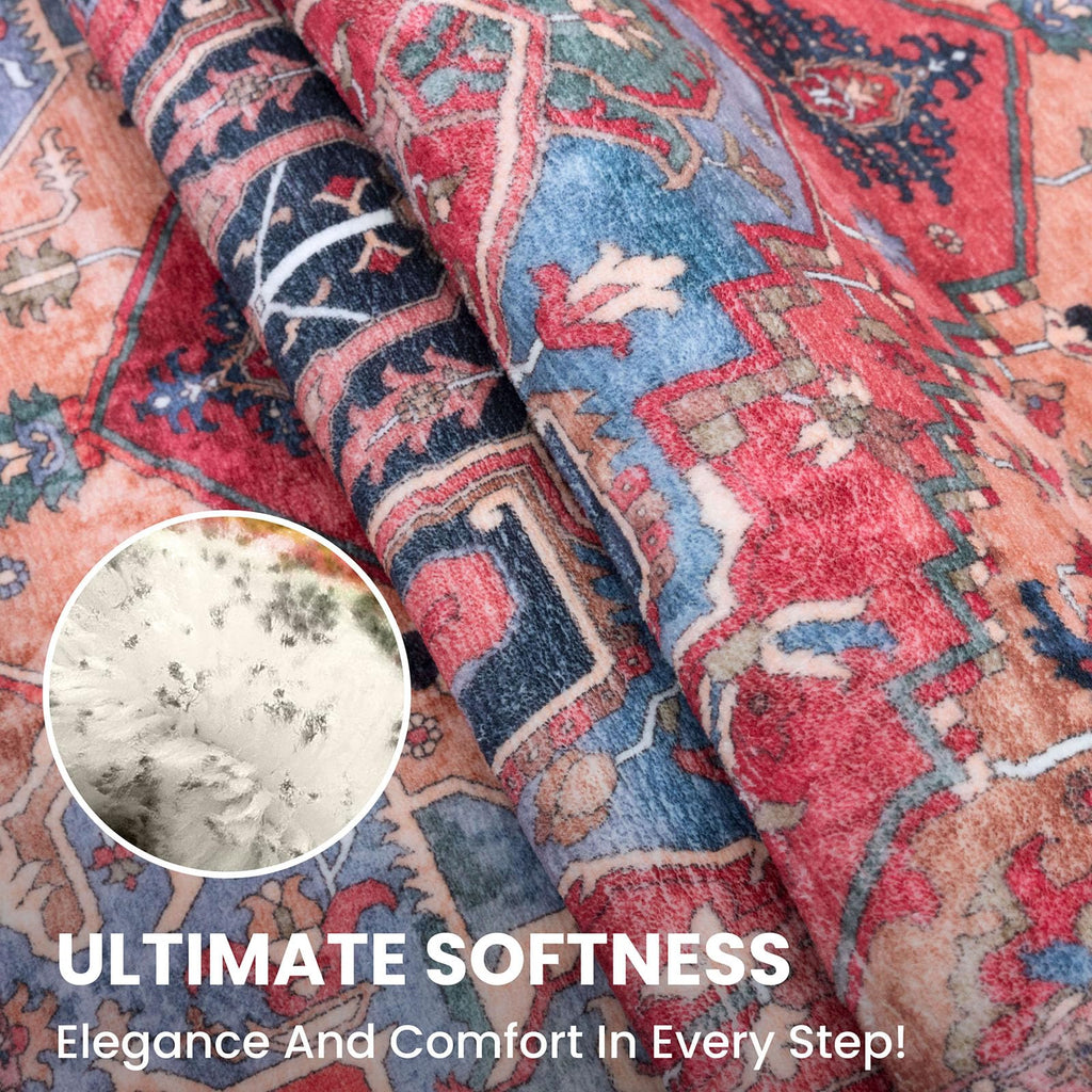2x7 Washable Runner Rug, Non Slip Soft Area Rug Kitchen