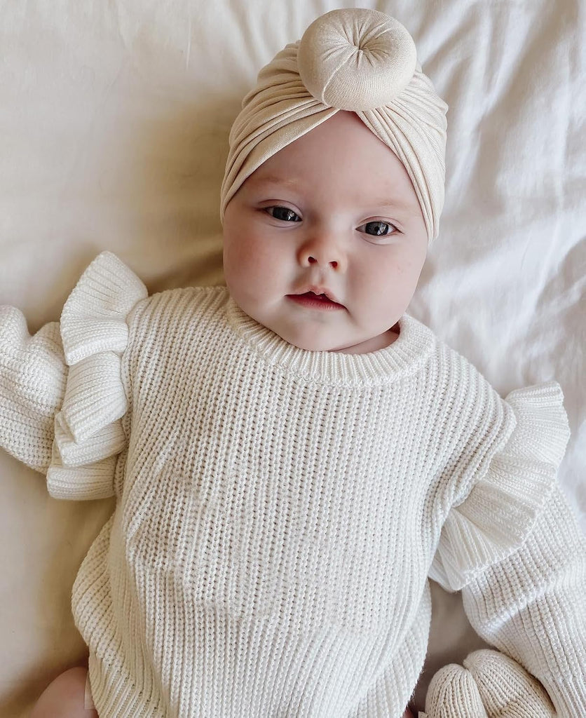 Infant Baby Girl Sweater Baby Pullover Sweater Toddler Girl Knit Sweatshirt Fall Winter Clothes