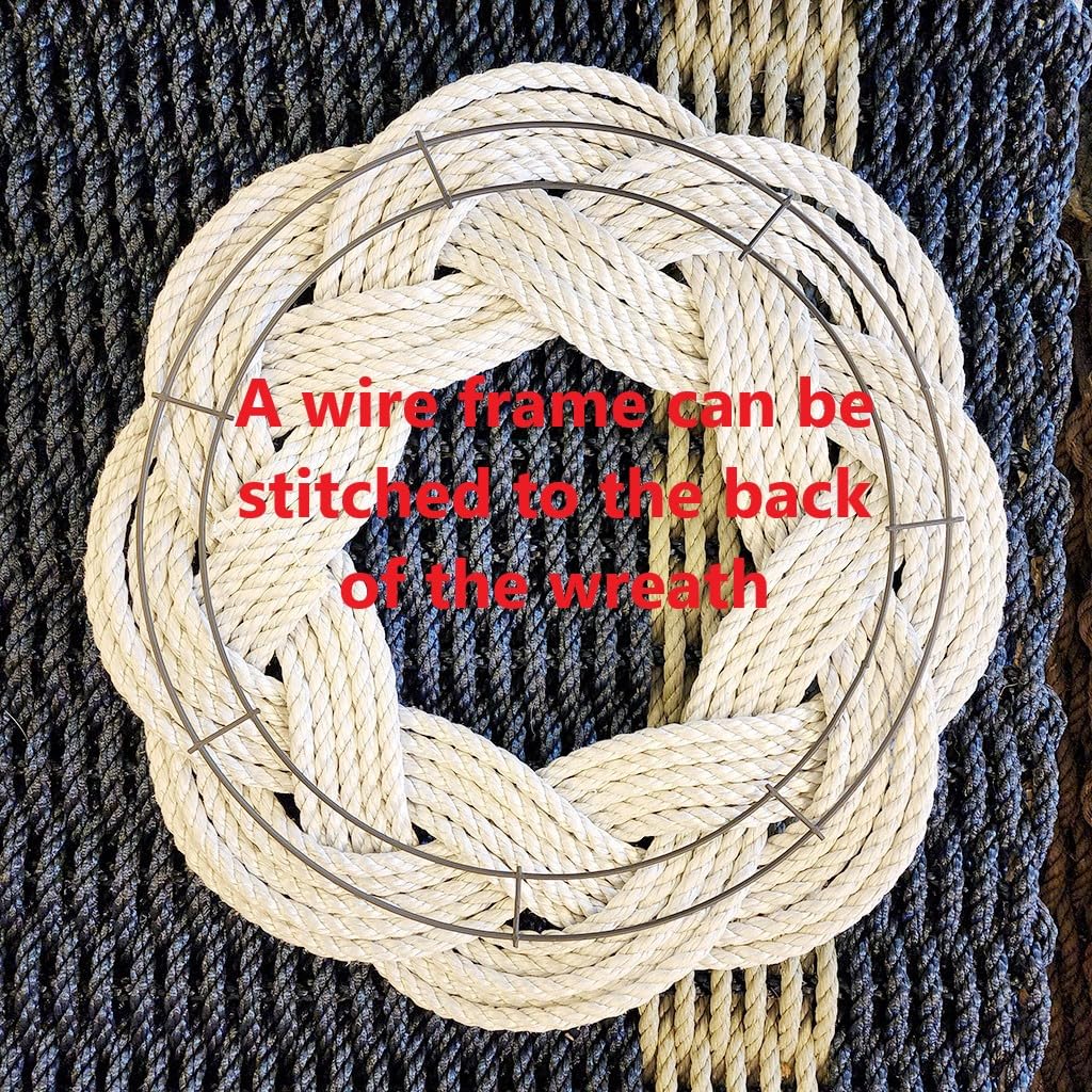 Manila Rope Sailor Knot Wreath