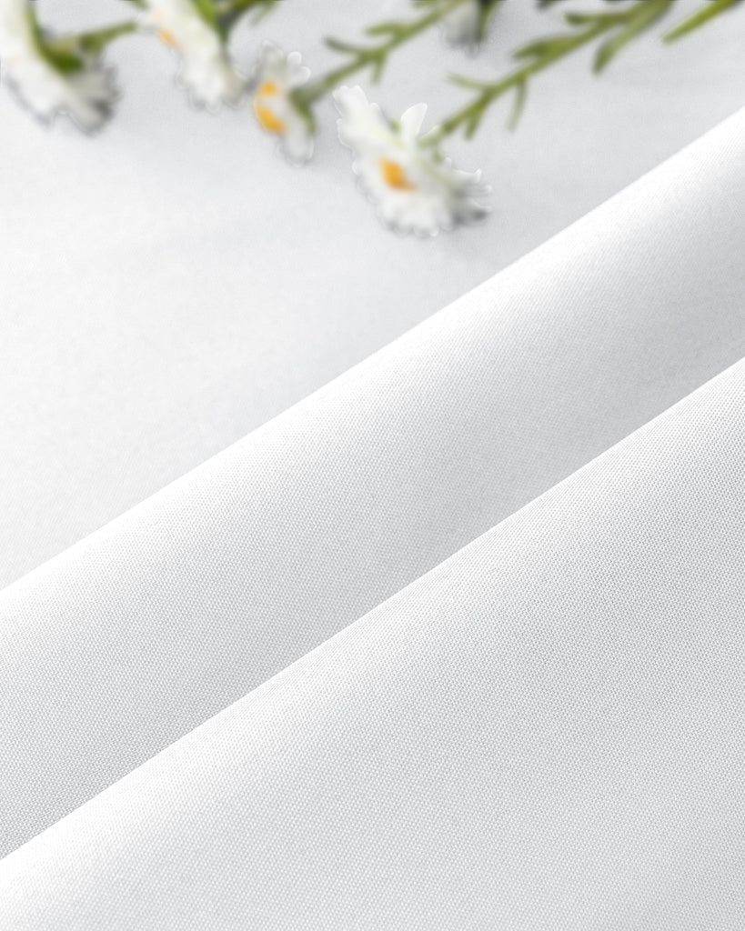 Windproof Outdoor Curtains Waterproof 4 Pcs 54x120 In White