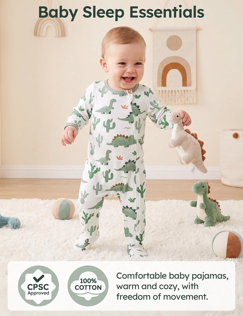 Baby Sleepers 100% Organic Cotton Baby Pajamas Boys Girls Clothes