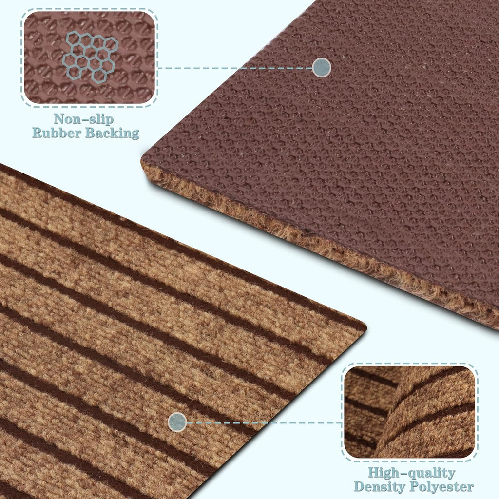 Runner Rug 2FT x 6FT, AYOHA 2'-82' Utility Carpet Runner Hallway Aisles Balcony Garages, Area Rugs with Non-Slip