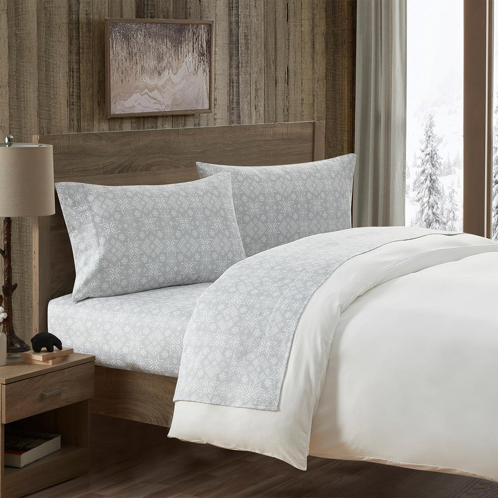 4-Piece Bed Sheet Set - Fitted & Flat Sheets & Matching Pillowcases | Cozy, Warm & Breathable | Triple